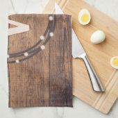 Monogram ontwerp theedoek (Quarter Fold)