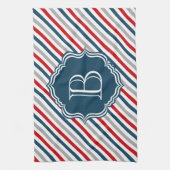 Monogram ontwerp theedoek (Verticaal)