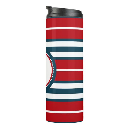 Monogram ontwerp thermosbeker (Geroteerd rechts)