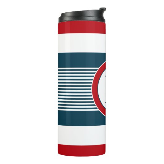 Monogram ontwerp thermosbeker (Gedraaid links)