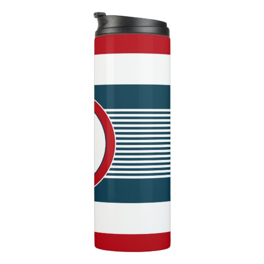 Monogram ontwerp thermosbeker (Geroteerd rechts)