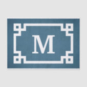 Monogram ontwerp tissuepapier (Voorkant)