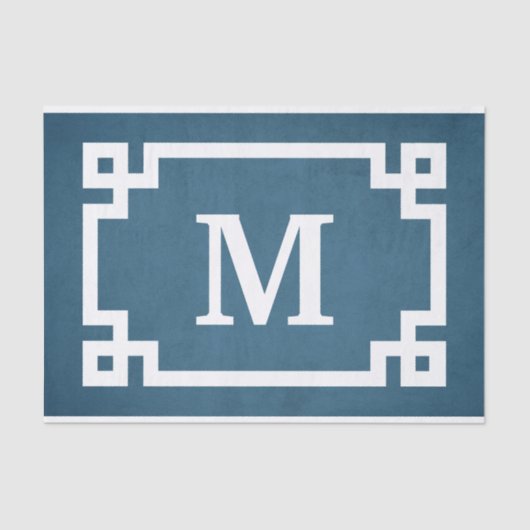 Monogram ontwerp tissuepapier (Voorkant)