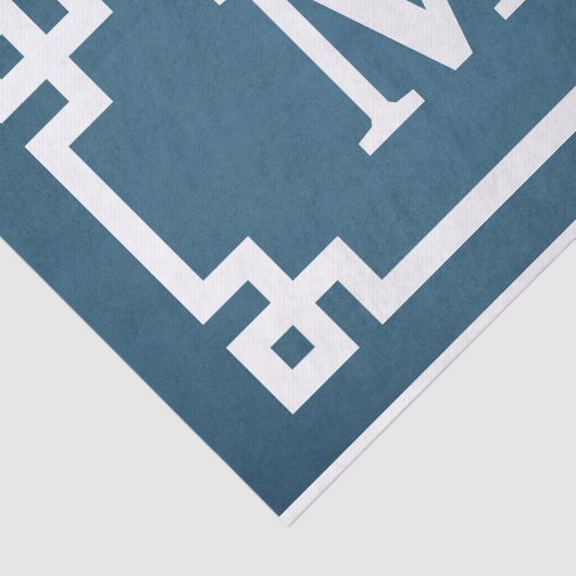 Monogram ontwerp tissuepapier (Detail)