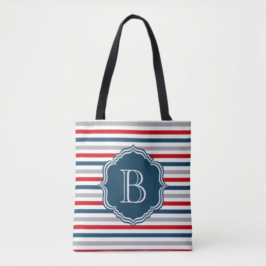 Monogram ontwerp tote bag (Voorkant)