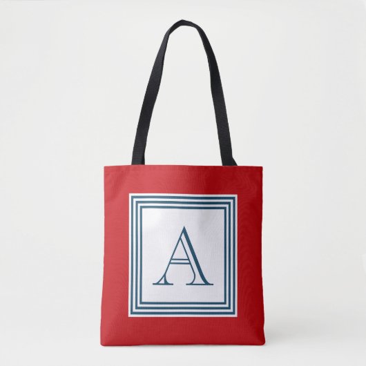 Monogram ontwerp tote bag (Voorkant)
