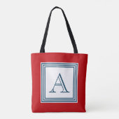Monogram ontwerp tote bag (Achterkant)
