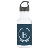 Monogram ontwerp waterfles  (Voorkant)