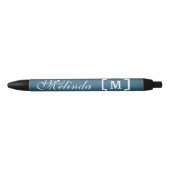 Monogram ontwerp zwarte inkt pen (Voorkant)