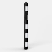 Monogram oogstzwart-wit patroon Case-Mate iPhone case (Achterkant/rechts)