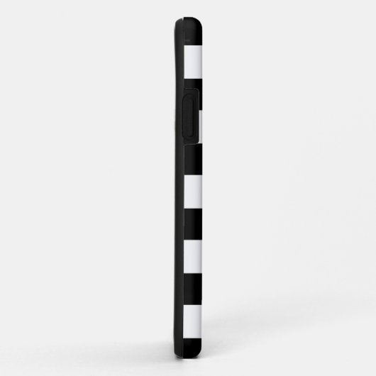 Monogram oogstzwart-wit patroon Case-Mate iPhone case (Achterkant/rechts)