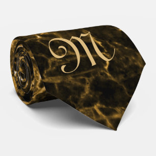 MONOGRAM OP BROWN MARBLE STROPDAS