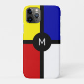 Monogram op de stijlvolle Mondriaan Geïnspireerde  Case-Mate iPhone Case (Achterkant)