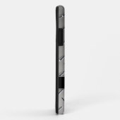 Monogram op Diamond Metal Background iPhone 5 Hoes (Achterkant/rechts)