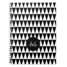 Monogram op driehoekspatroon