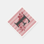 Monogram op Kool Roos Spray aanpassen Servet (Hoek)