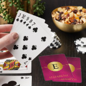 Monogram op maat pokerkaarten (Insitu)
