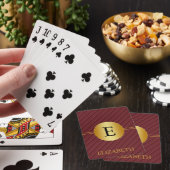 Monogram op maat pokerkaarten (Insitu)