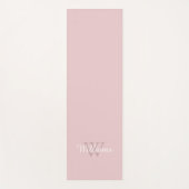 Monogram op maat yogamat (Voorkant)