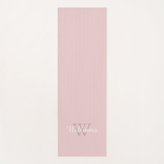 Monogram op maat yogamat (Voorkant)