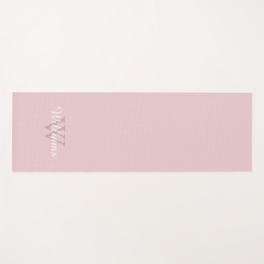 Monogram op maat yogamat (Voorkant (horizontaal))