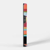 monogram op strepen iPhone hoesje (Rechterkant)