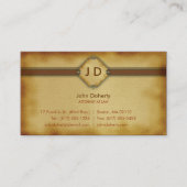 Monogram | Openbaar aanklager Visitekaartje (Voorkant)