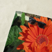 Monogram Oranje Daisy Foto Strandlaken (In situ)