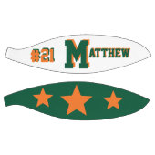 Monogram Oranje en Groen Basketbal (Panelen)