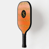 Monogram Oranje Glitter Pickleball Paddle (Links)