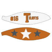 Monogram Oranje, grijs en wit Basketbal (Panelen)