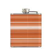 Monogram oranje strepen heupfles (Achterkant)