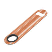 Monogram oranje strepen speed flessenopener (Achterkant Gekanteld)