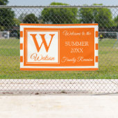 Monogram Oranje Stripes Summer Family Reunion Spandoek (Insitu)