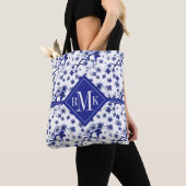 Monogram | Oriental Sakura Branch Pattern Tote Bag (Dichtbij)