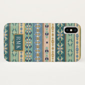Monogram | Outdoor Geo Step | Indiase Patroon Case-Mate iPhone Case (Achterkant (horizontaal))