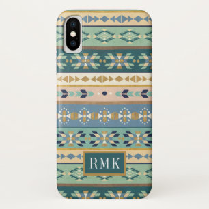 Monogram Outdoor Geo Step Indiase Patroon Case-Mate iPhone Case
