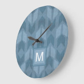Monogram | OutdoorGeo-stap | Blauw pijlpatroon Grote Klok (Hoek)