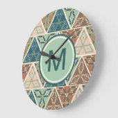 Monogram | OutdoorGeo-stap | Geometrisch patroon Grote Klok (Hoek)