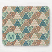 Monogram | OutdoorGeo-stap | Geometrisch patroon Muismat (Voorkant)