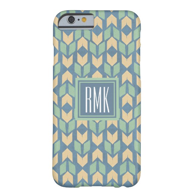 Monogram | OutdoorGeo-stap | Geometrische pijlplaa Case-Mate iPhone Case (Achterkant)