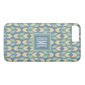 Monogram | OutdoorGeo-stap | Geometrische pijlplaa Case-Mate iPhone Case (Achterkant (Horizontaal))