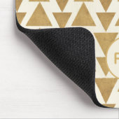 Monogram | OutdoorGeo-stap | Gold Geometric Patte Muismat (Hoek)
