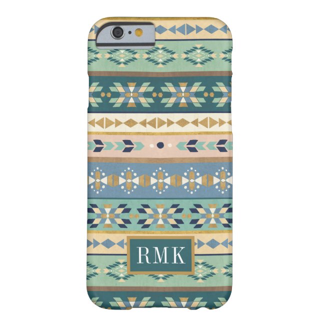 Monogram | OutdoorGeo-stap | Indiaas Patroon Case-Mate iPhone Case (Achterkant)