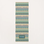 Monogram | OutdoorGeo-stap | Indiaas Patroon Yogamat (Voorkant)