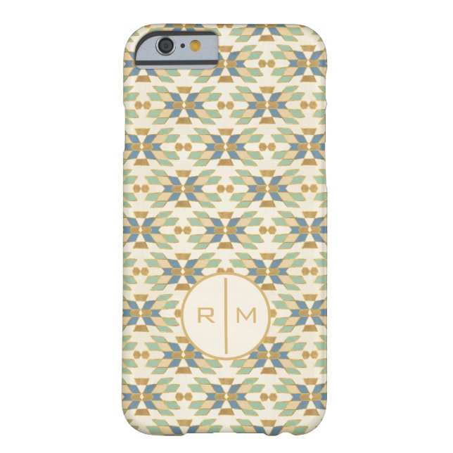 Monogram | OutdoorGeo-stap | Tribalpatroon Case-Mate iPhone Case (Achterkant)