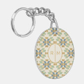 Monogram | OutdoorGeo-stap | Tribalpatroon Sleutelhanger (Voorkant Links)