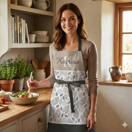 Monogram Overall Print Schort