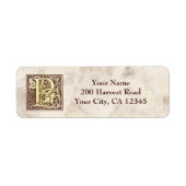 monogram P Etiket (Voorkant)