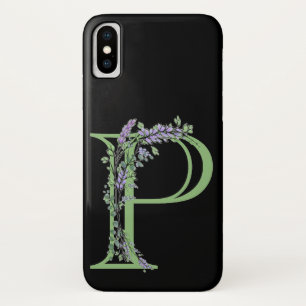 Monogram P lavender Eucalyptus Case-Mate iPhone Case